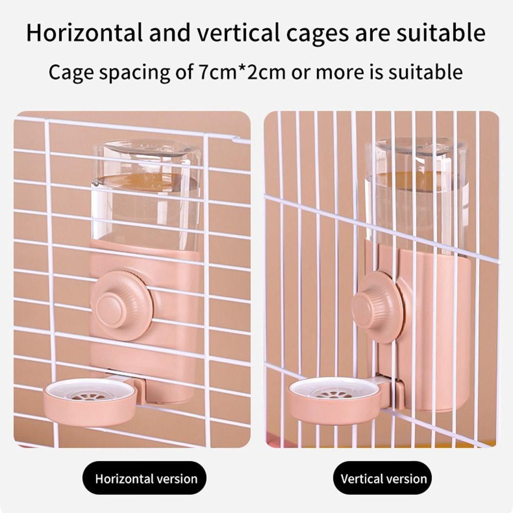 [Elegan] Dispenser Air Kelinci Anti Bocor Kapasitas Besar Marmut Gantung Untuk Aksesoris Kandang Hamster Air Mancur Minum Hewan Peliharaan