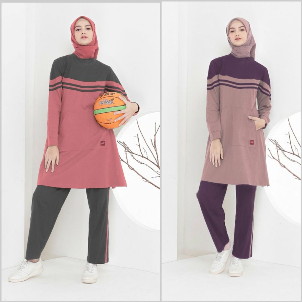 BELIEVE MUSLIMAH SPORTY BMS 39 / SETELAN OLAH RAGA MUSLIMAH / SETELAN OLAH RAGA MUSLIM /  SETELAN OL