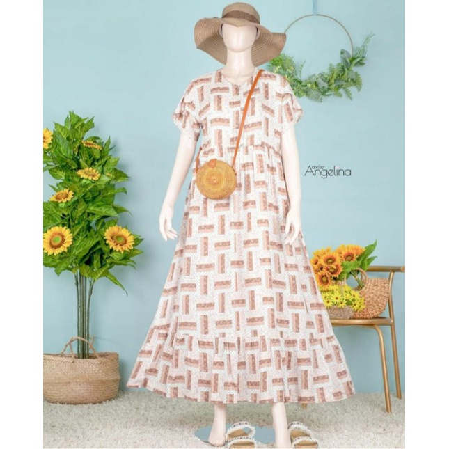 PRELOVED VVGC  Alice Blooming Patchwork Brown size M by Atelier Angelina