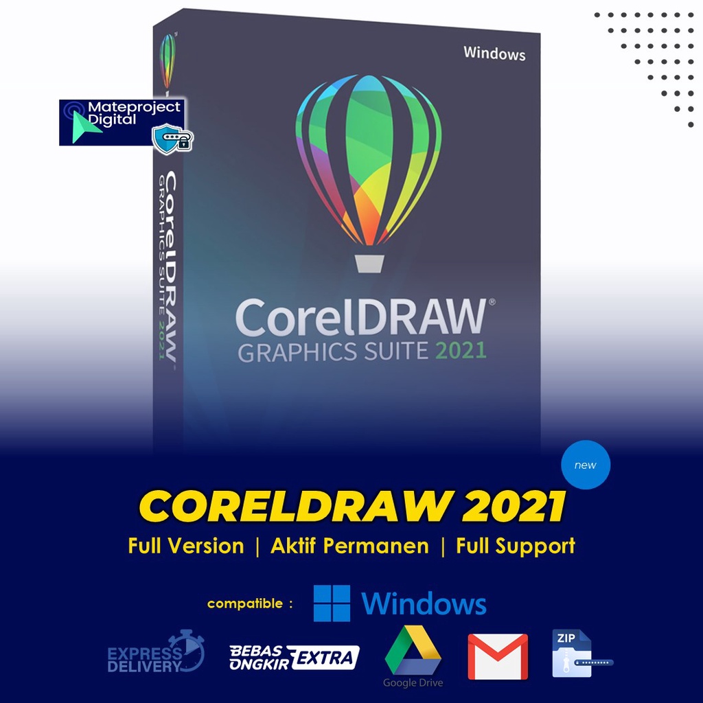 CorelDRAW 2021 Full Permanen Corel 2021 Software Design Grafis