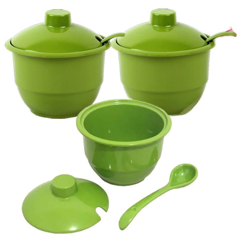 MANGKOK SAMBAL CABE MELAMINE BERTUTUP SINGA SINGI /  TEMPAT CABE / MANGKOK CABE