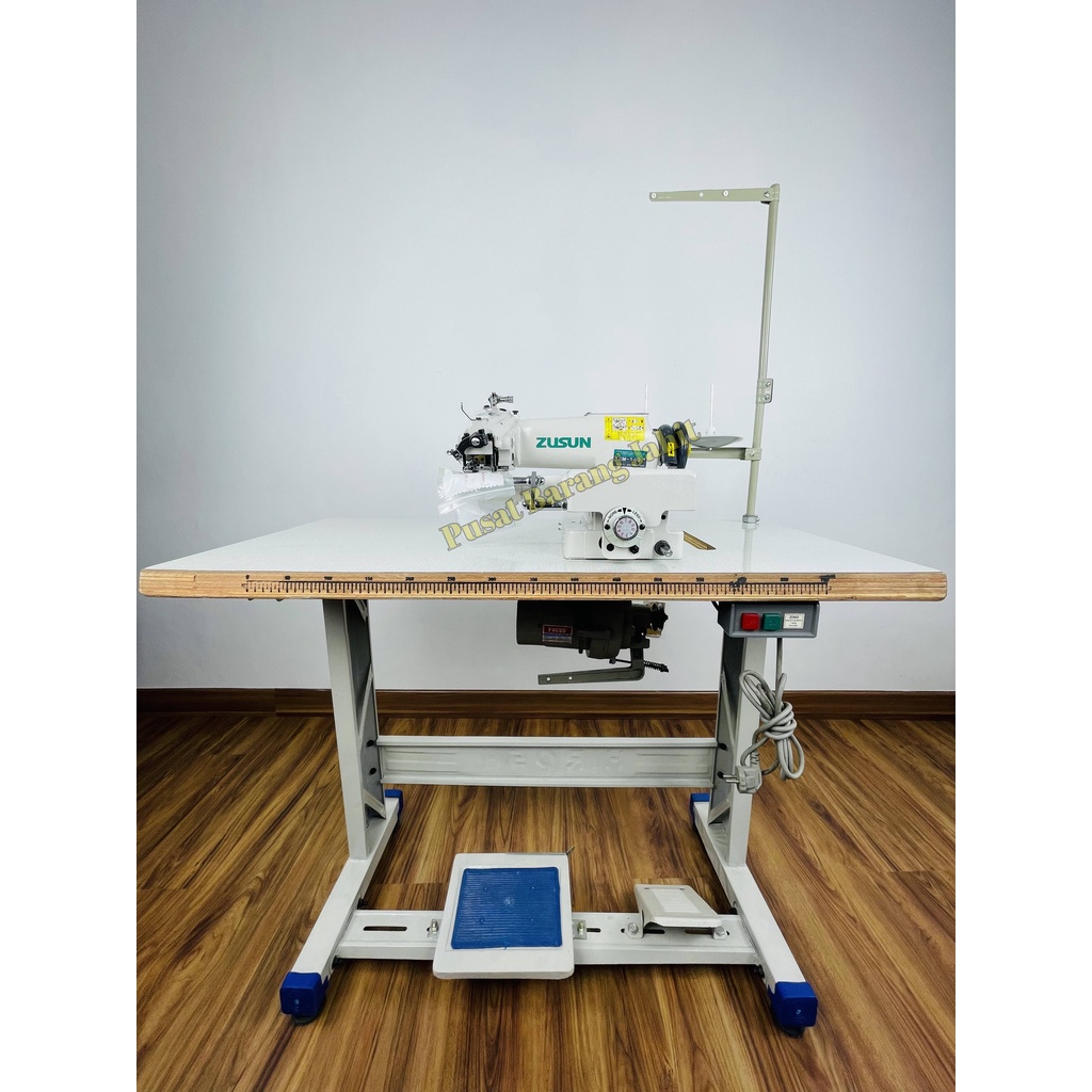ZUSUN CM-140 / CM 140 Mesin Jahit Som Besar / Som Kaos Kaki / Kepala Kecil / Cylinder Bed / Blind Stitch High Speed Industri CM140