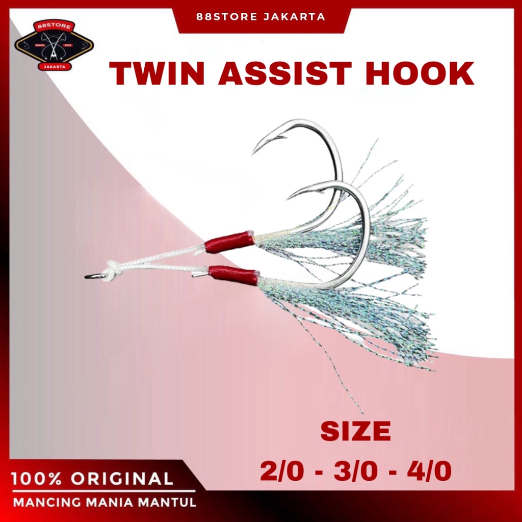 88Storejakarta twin assist hook takedo