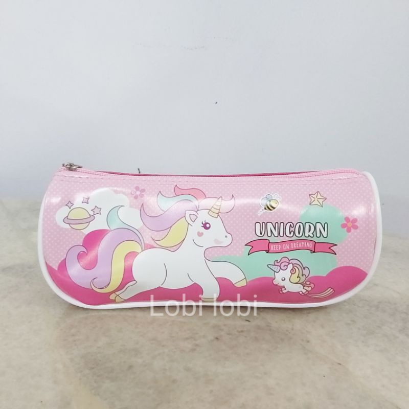 

Tas tempat pensil anak perempuan kuda Unicorn