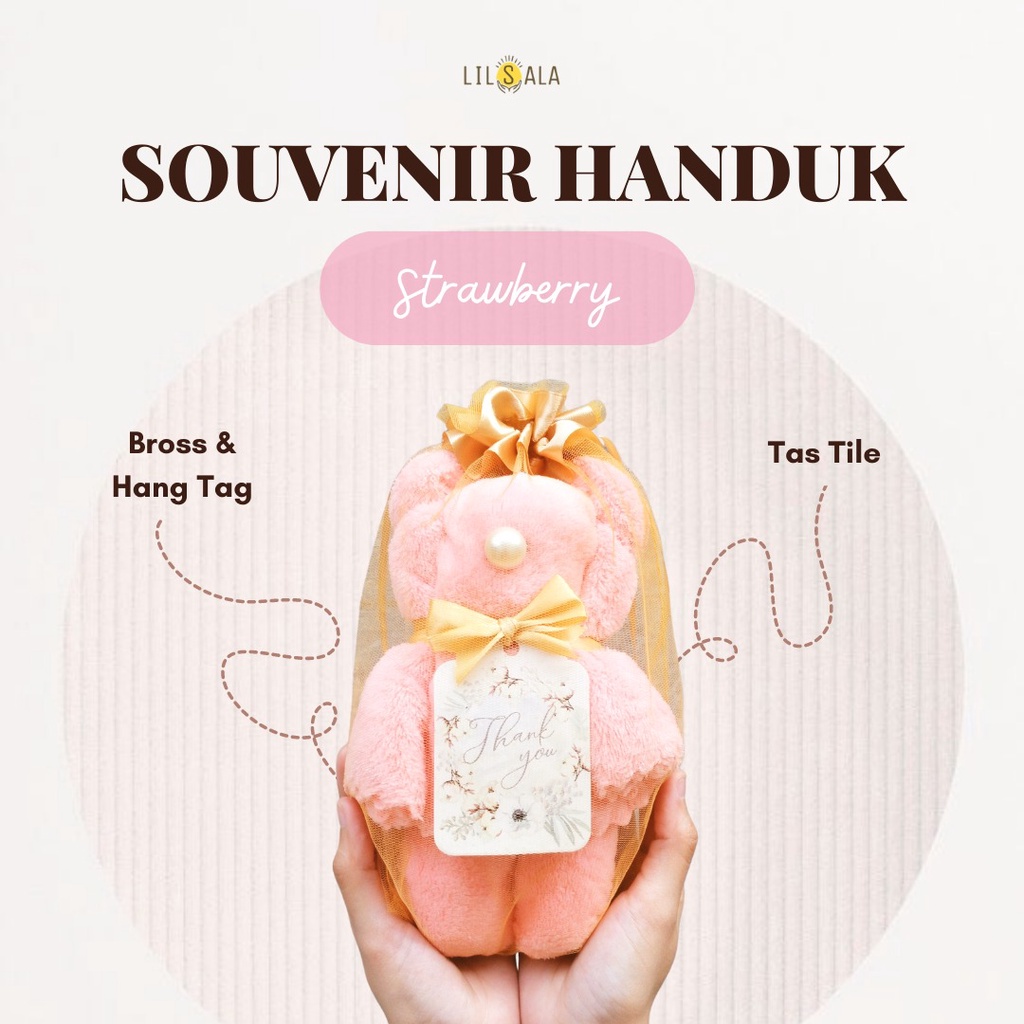 [TEDDY] Souvenir Handuk Kecil Lembut Aqiqah Tasyakuran Kehamilan 4 7 Bulanan Newborn Hampers Manyue