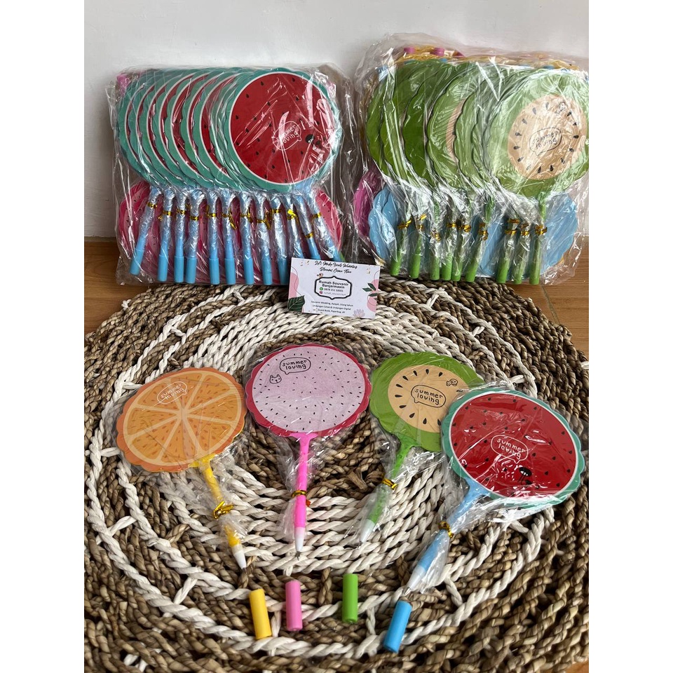 

Souvenir Pulpen Bentuk Buah kipas