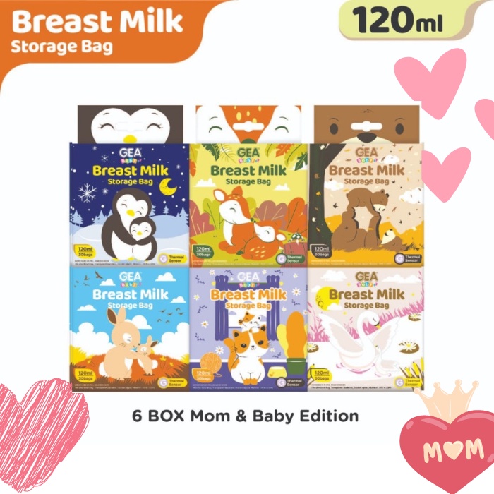 GEA Baby kantong ASI 120 ml 30bags 120ml 30 breast milk storage bag breastmilk