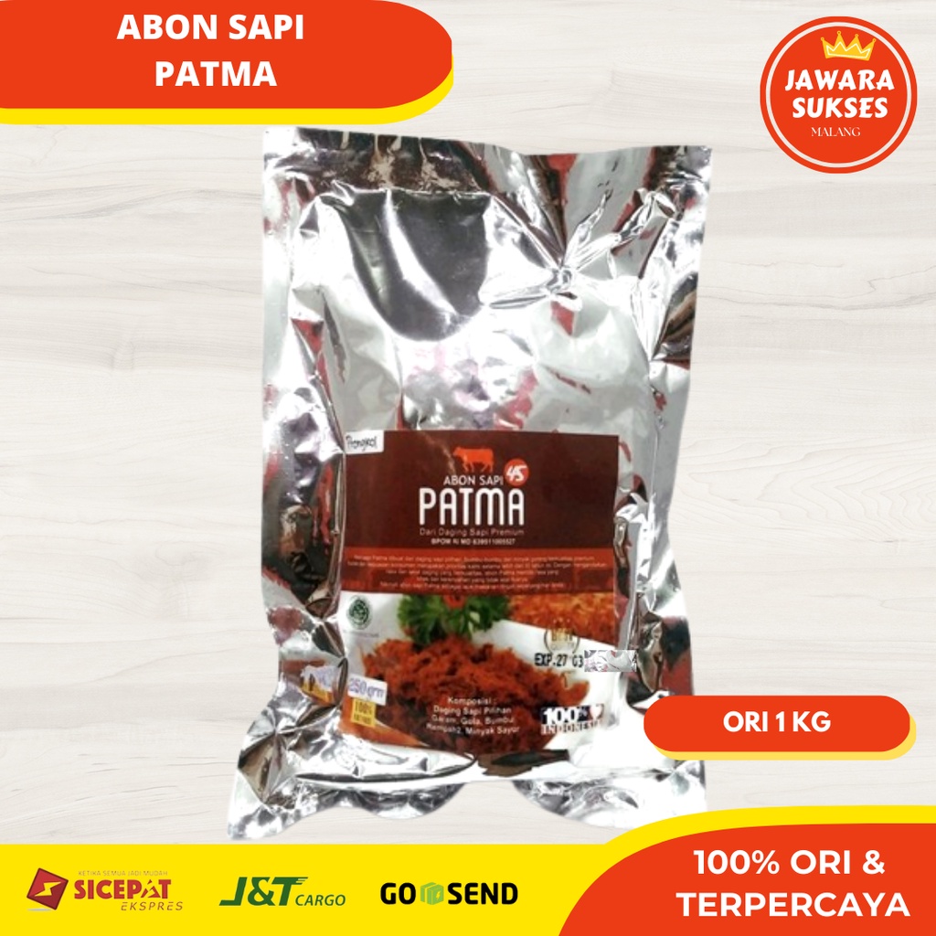 

[1 Kg] Abon Sapi Patma Premium Ori | Bebas Lemak Fat Free