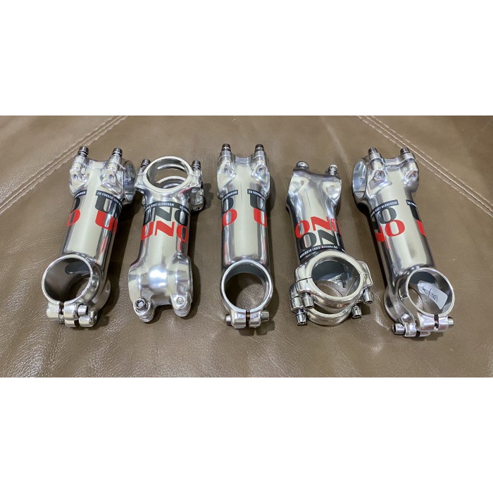 Aksesoris Stem Sepeda Uno Silver 7 Dan 17 Derajat 80/90/100Mm