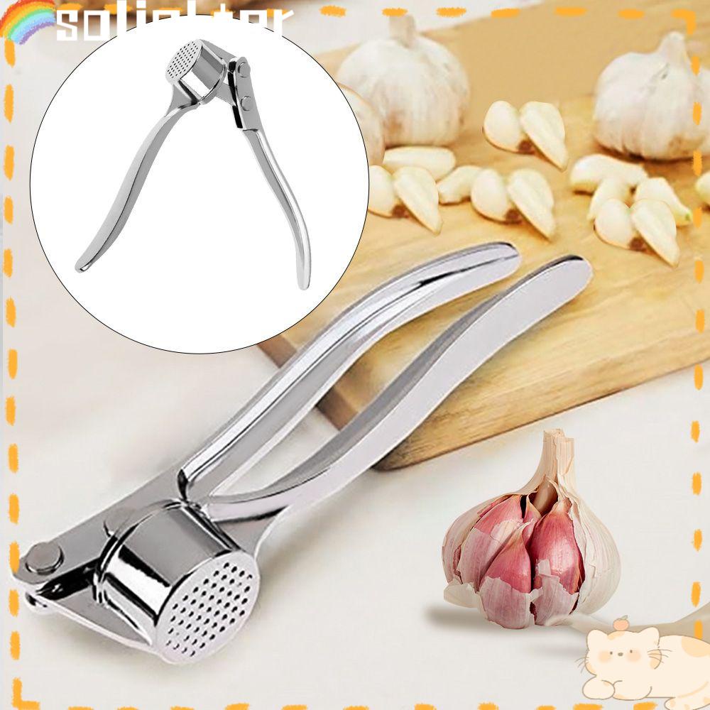 Solighter Garlic Press Ginger Stainless Steel Mincer Squeezer/Alat Pemeras Bawang Putih