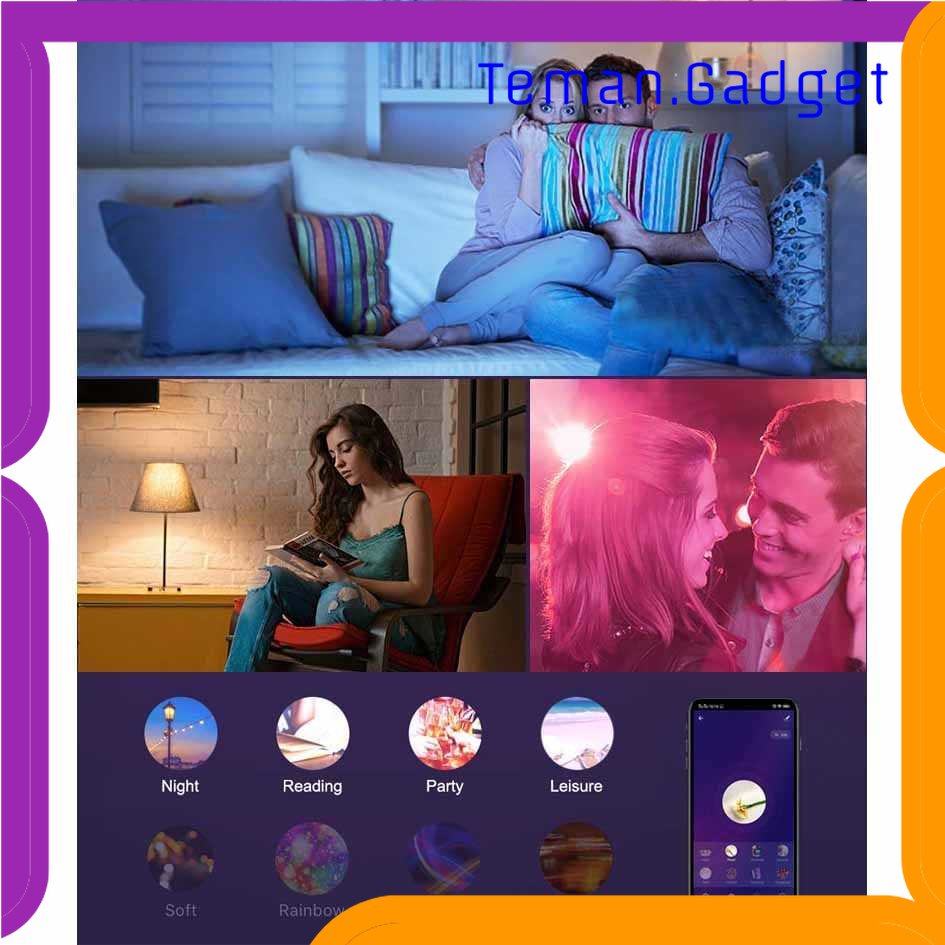 TG - LMP TUYA Lampu Bohlam LED RGBCW Smart Bulb Bluetooth E27 9W - A60