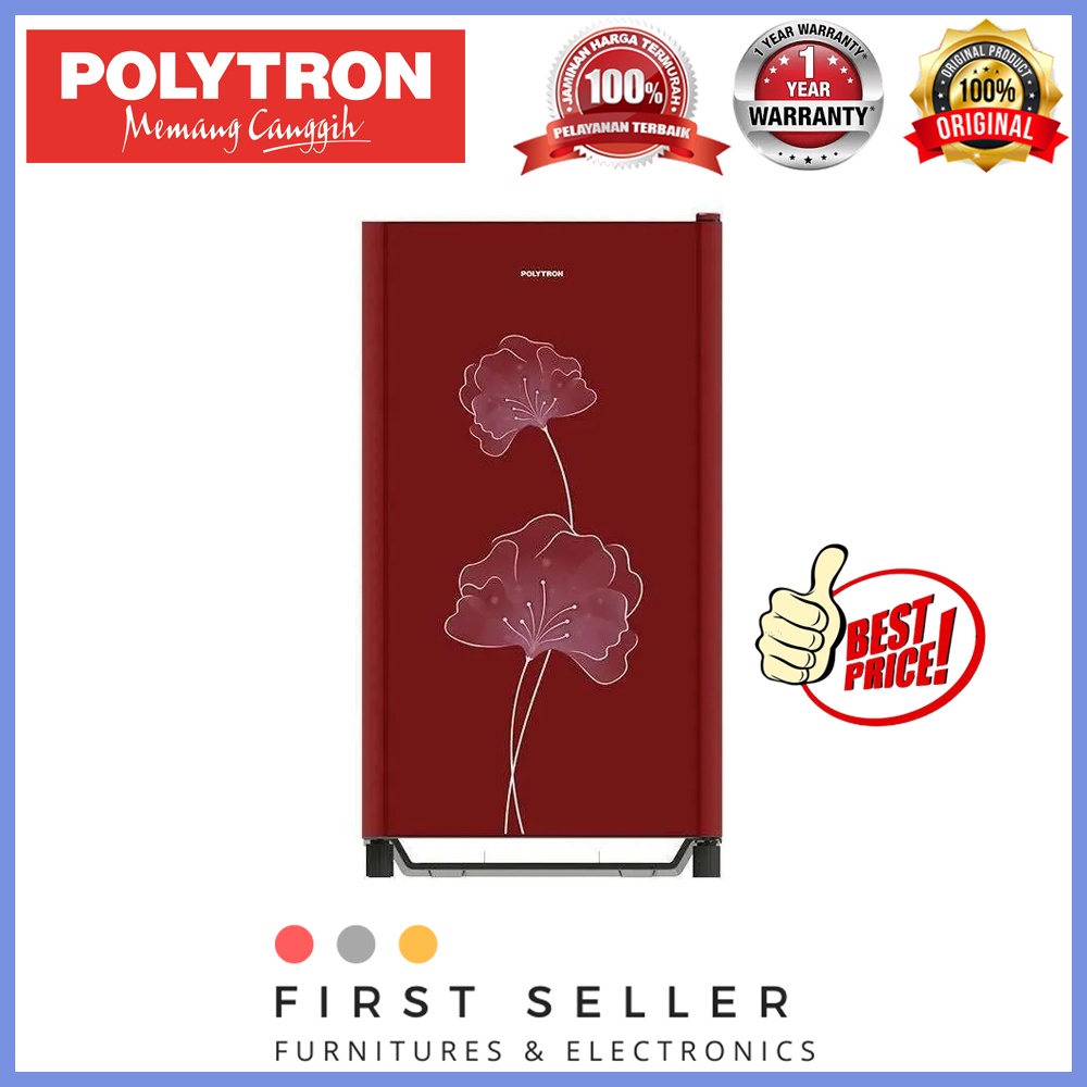 FREE ONGKIR* POLYTRON KULKAS / LEMARI ES PRA-15 ANR (150 LITER)