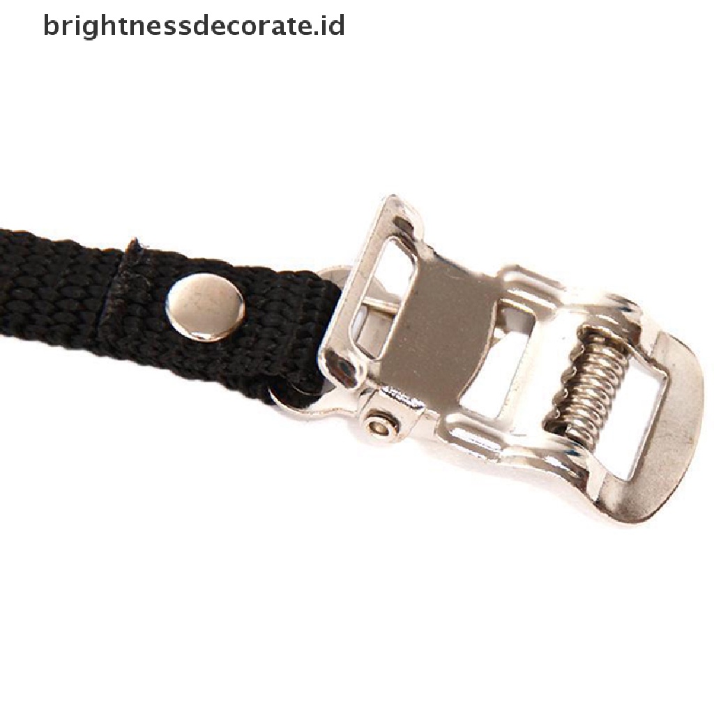 [Birth] 1pc Strap Pedal Tali Kaki Sepeda Bike Strap, Toe Clip Strap, Hitam [ID]