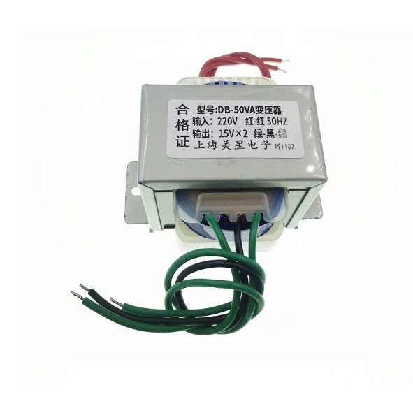 Transformer Travo 50W AC 220V to CT Dual Volt AC 12V/ 15V/ 18V (1822B)