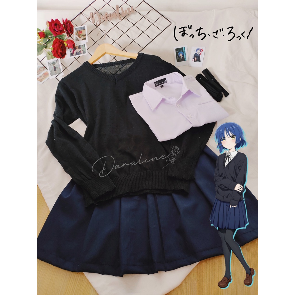 KOSTUM COSPLAY RYO YAMADA BOCCHI THE ROCK