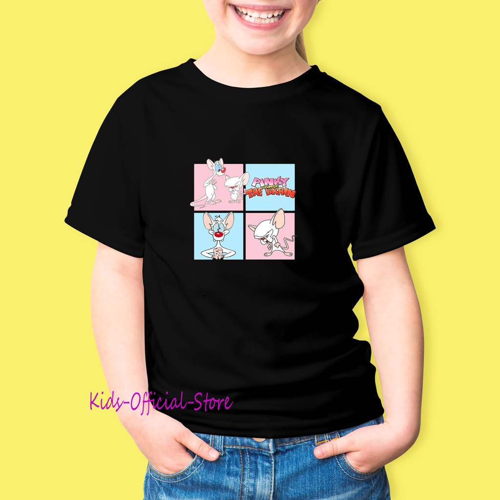 Kaos Pinky and The Brain anak anak