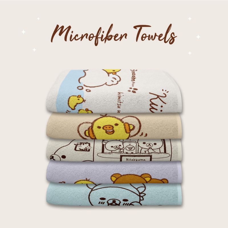 Handuk Microfiber Rilakkuma by Kuma Kuma