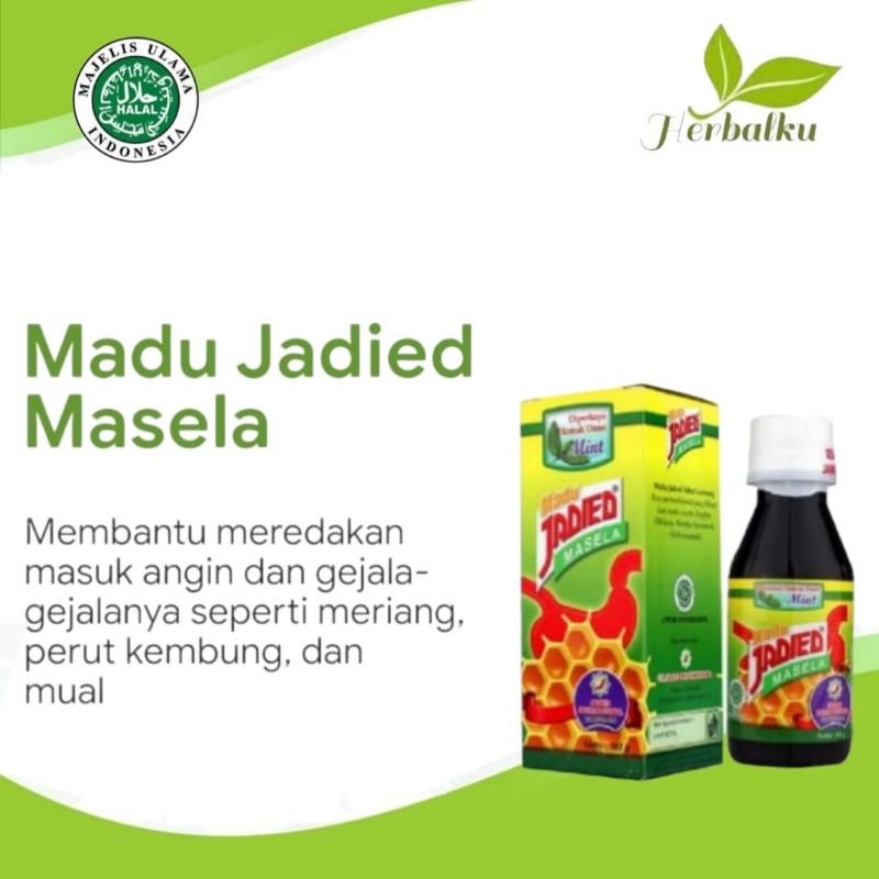 

madu jadiet masela //membantu meredakan masuk angin