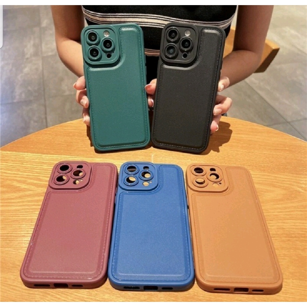 FOR APPLE 13 13PRO 13PRO MAX SOFTCASE LEATHER PRO KAMERA FOR IPHONE 13 // 13PRO // 13PRO MAX - BDC