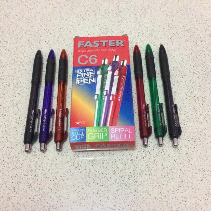 

PROMO (PAK) Pulpen Faster C6 Cetek