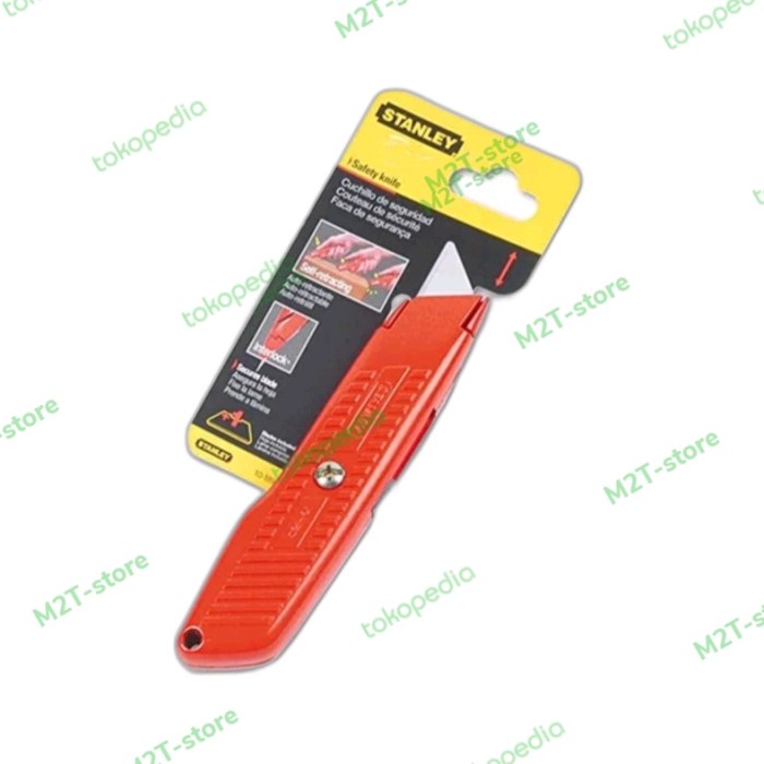 

Mew Pisau Cutter Interlock Self Stanley 10-189C Retracting Utility Knife