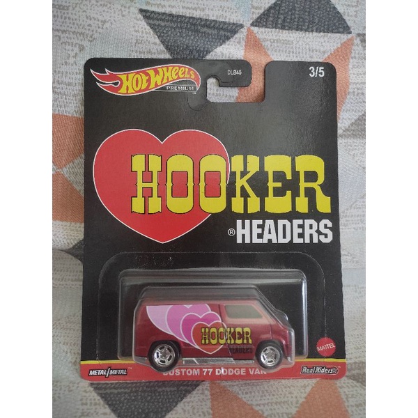 Hotwheels custom 77 dodge van Hooker