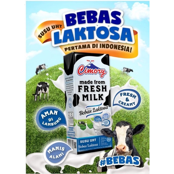 

Cimory Susu UHT Bebas Laktosa / Sea Salt 250 ML