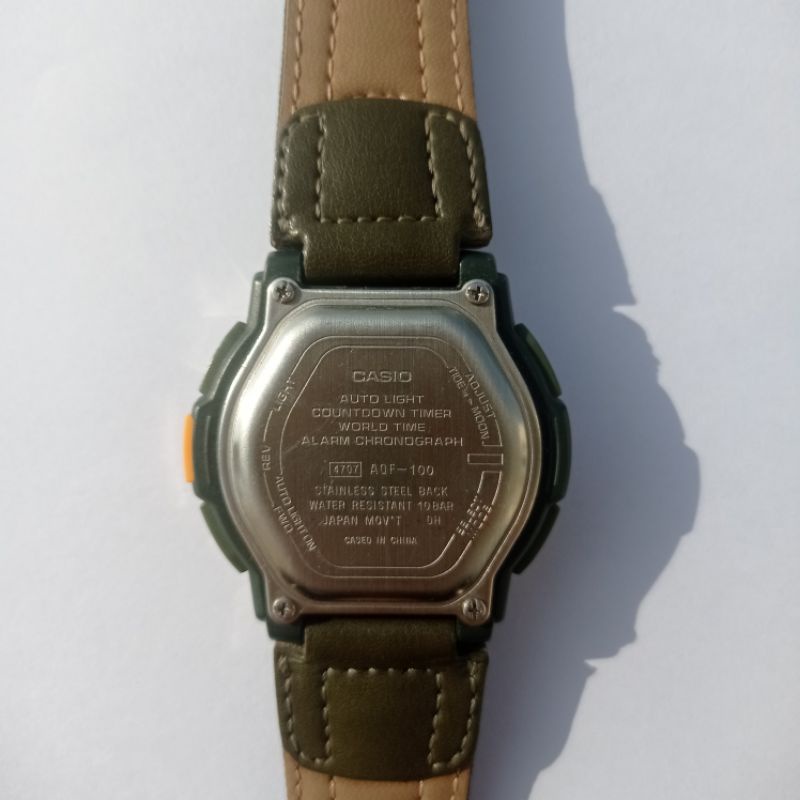 casio tide graph aqf-100 with thermo