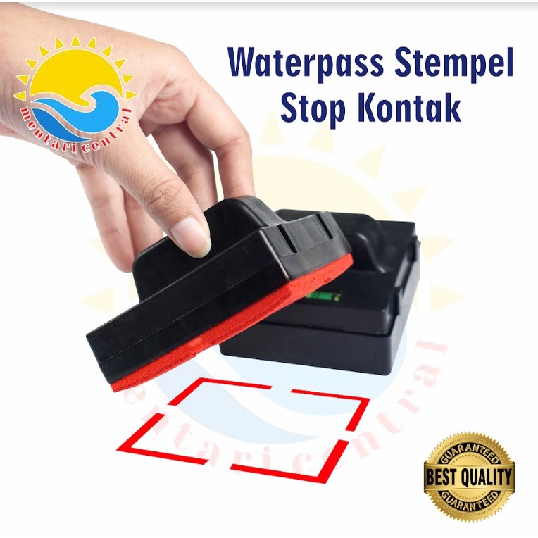 Waterpass Stample stop kontak free tinta