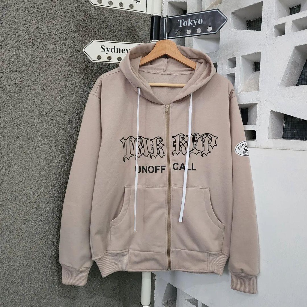 Hoodie Sweater TAKEEP UN OFF CALL zipper bisa untuk jaket pria/wanita