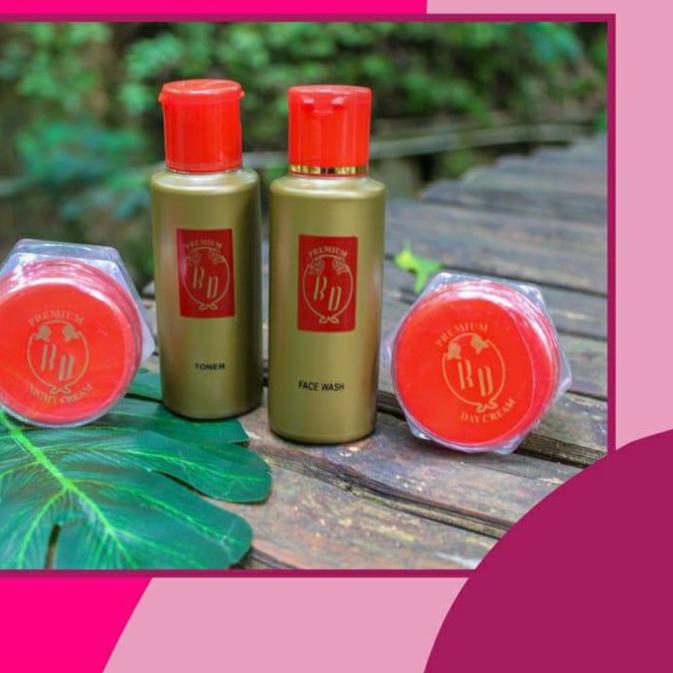 Promo[TD4]-Paket Toner Cream RD Premium/Krim Wajah Red Premium Skincare CV Hj Arni Original Terbaru 