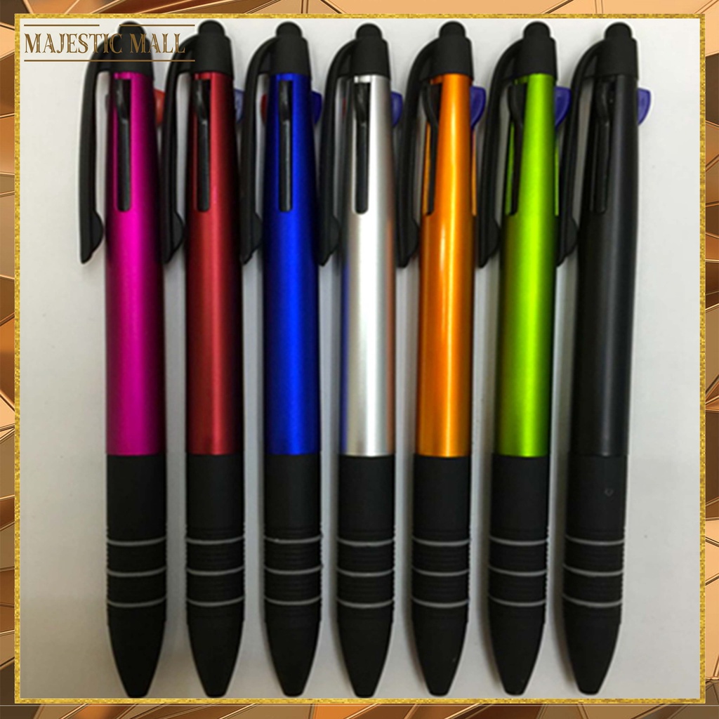 

® Pulpen 3 Warna Pulpen 3 in 1 Three Color Ballpoint Pen Import COD