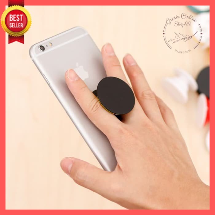 GOS -A414- Pop Socket Warna Polos - PopSocket Holder All Handphone - Pop Socket Polos