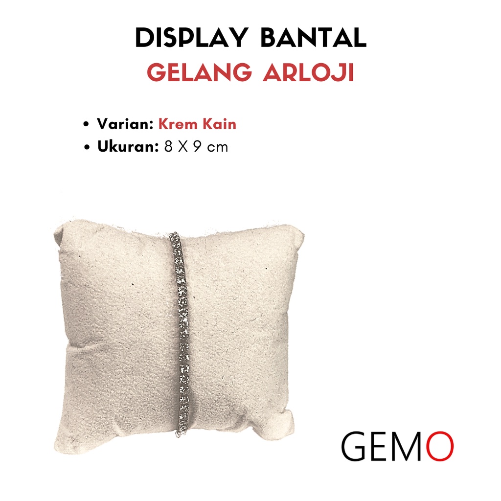 Display Bantal Dudukan Gelang Bantalan untuk Peraga Perhiasan Jewelry Toko Emas Berlian Murah