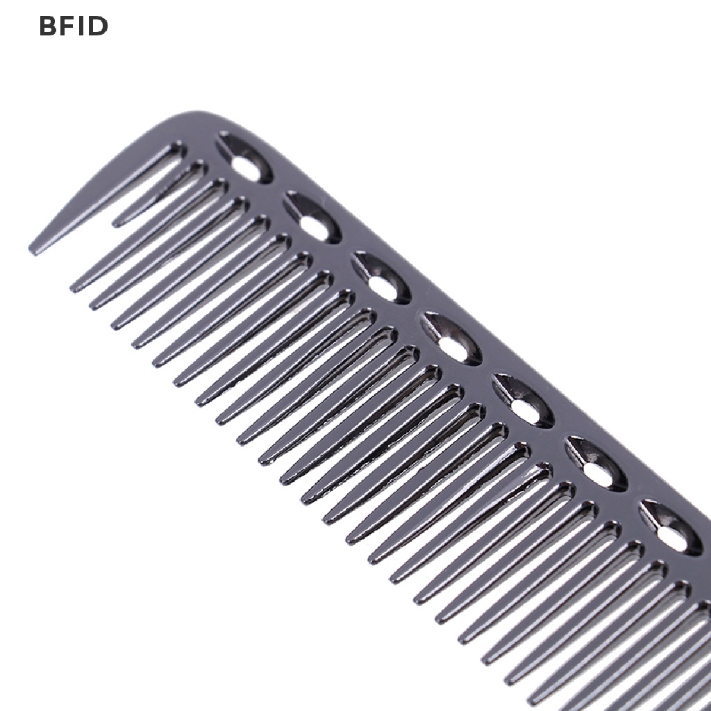 [BFID] Sisir Penata Rambut &amp; Pangkas Rambut Logam Aluminium Salon Profesional Anti Statis [ID]