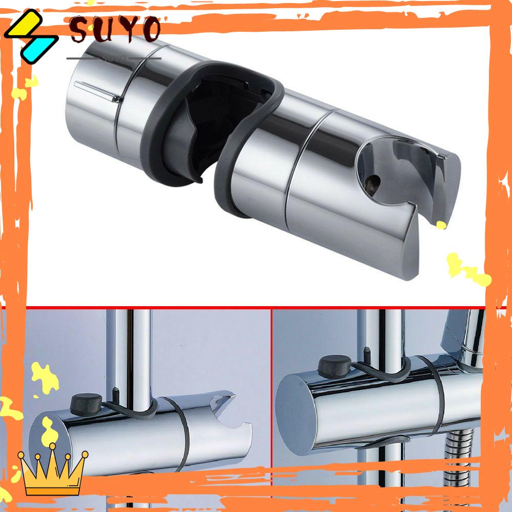 Suyo Holder Kepala Shower Kualitas Tinggi ABS Chrome Plated Adjustable Slider Clamp