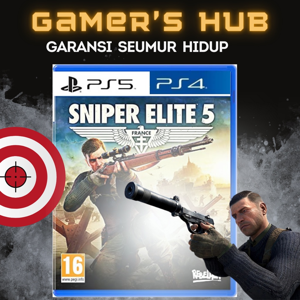 PS5 Sniper Elite 5 PS5 Sniper Elite 5 PS5 Digital Game Playsation Playstation 5 Original PS5 Kaset P