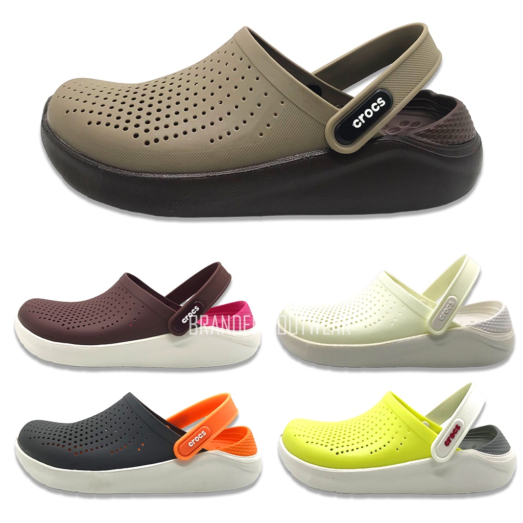 CROCS LITERIDE CLOG UNISEX /SEPATU SANDAL CROCS / SENDAL KARET / SENDAL ANTI AIR / SANDAL CROCS PRIA