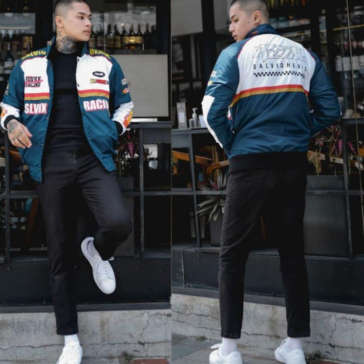CKB.01Ja23ᴬ– jaket nascar vintage ~ Jaket racing ~ jaket motor ~ jaket salvio hexia