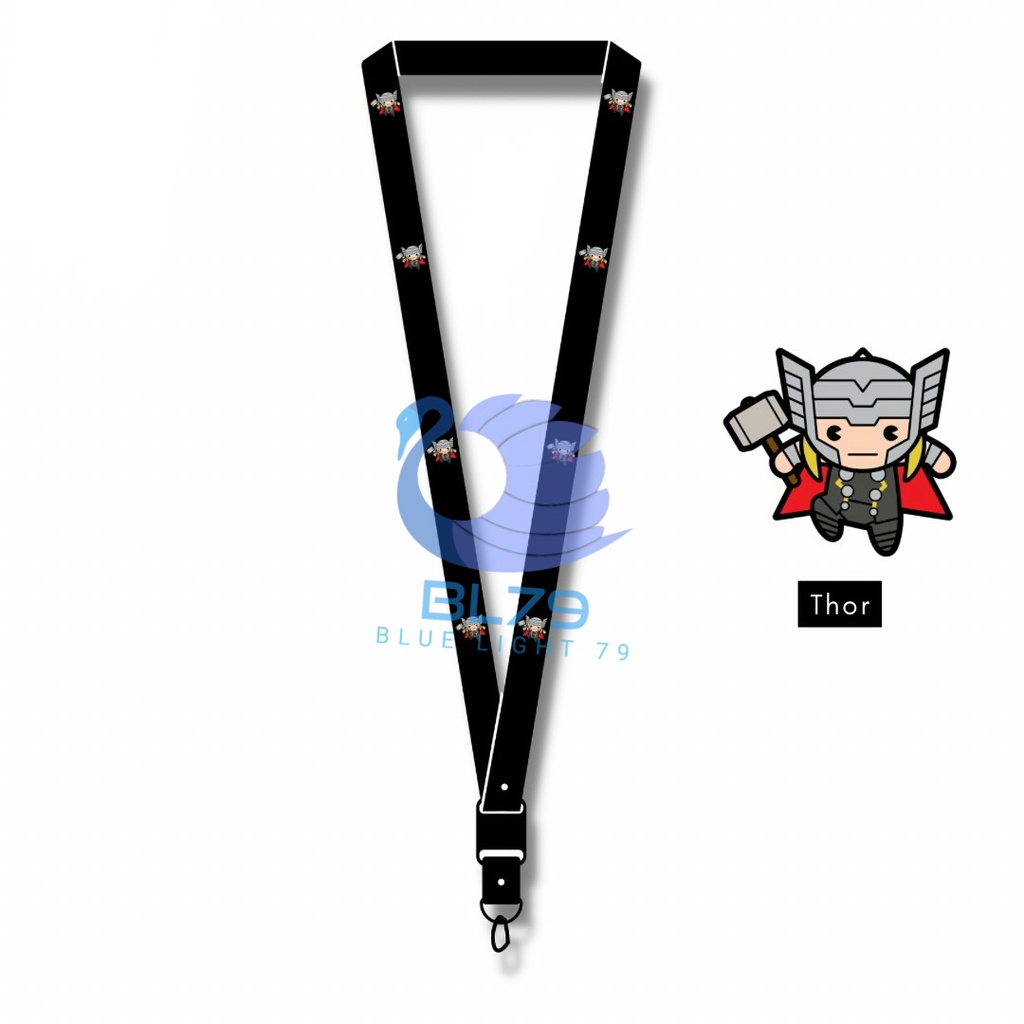 

TALI Lanyard THOR CARTOON MARVEL GANTUNGAN KUNCI MARVEL STUDIOS / SUPER HERO AVENGERS TALI LANYARD GANTUNGAN ID CARD NAME TAG HP / HANDPHONE BEST SELLER COD