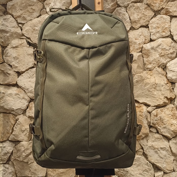 v bismillahEIGER Bismillah Tas Ransel  RECKON 25 ECO 1.0 Bag 7756 Cowok Bdg - Olive