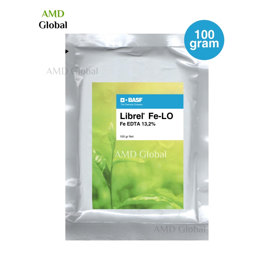 Pupuk Librel Fe LO EDTA Pupuk Fe Chelated 13,2 % BASF Isi 100 Gram