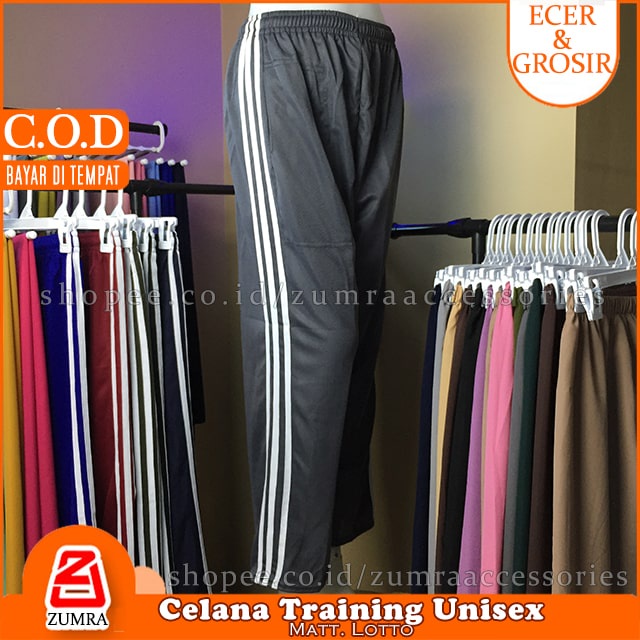 Celana Olahraga Unisex Panjang Training Matt Lotto Ringan