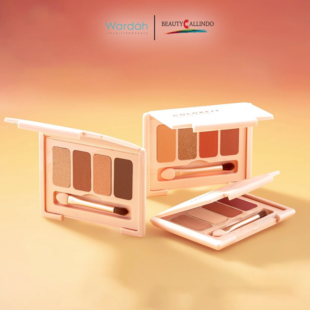 Wardah Colorfit Quad Eye Palette Eyeshadow