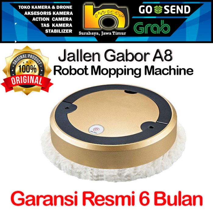 ✿ BISA COD✿ Alat Pembersih Sapu & Pel Otomatis Jallen Gabor A8 dilengkapi sprayer - Jallen A8 Only