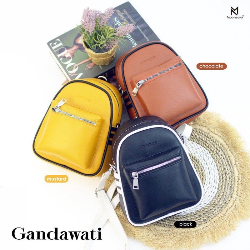 Gandawati Tas 3 in 1 Multifungsi Ransel Slempang Original Moonzaya