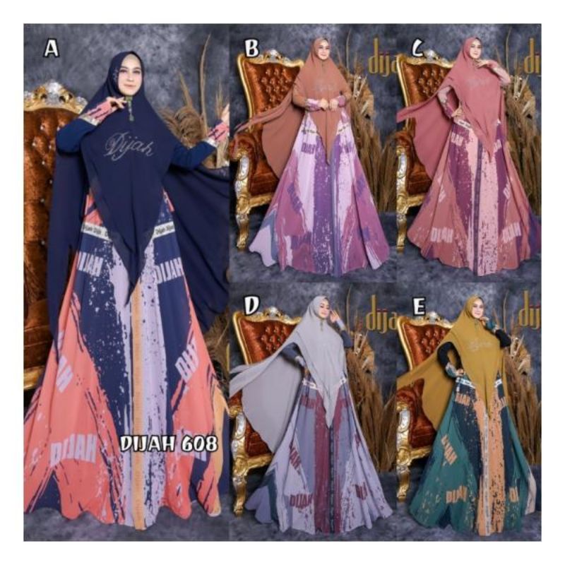 GAMIS DIJAH 608 BY DIJAH