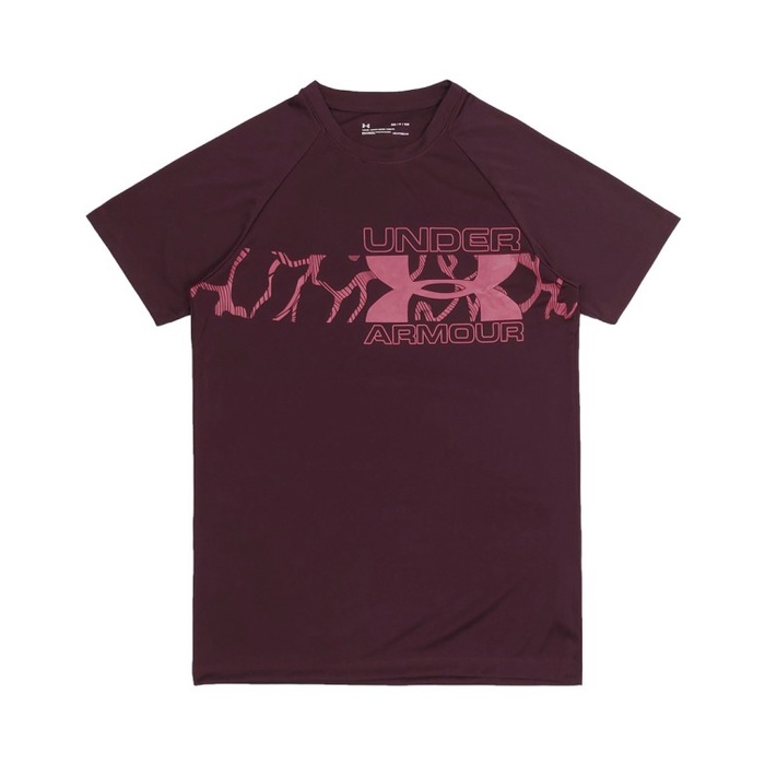 TERLARIS UA Men Running Tech Tee ORIGINAL - Kaos GYM Pria Branded SALE 713 - L