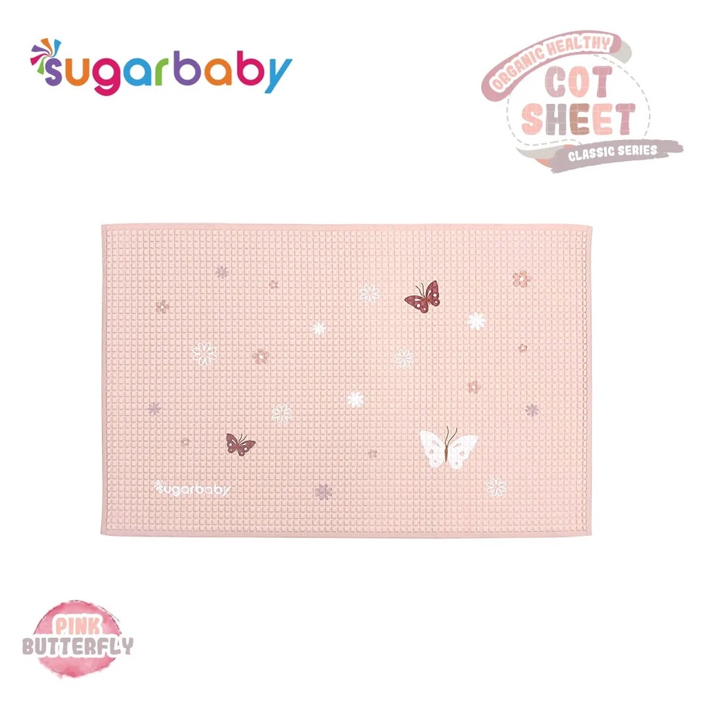 Sugarbaby Perlak Bayi Waterproof Alas Ompol Karet Ukuran 90cm x 60cm