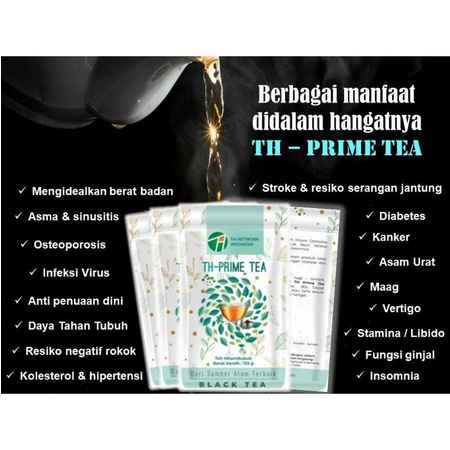 

TH PRIME TEA, TEH HITAM, TOKSIN, PELURUH RACUN